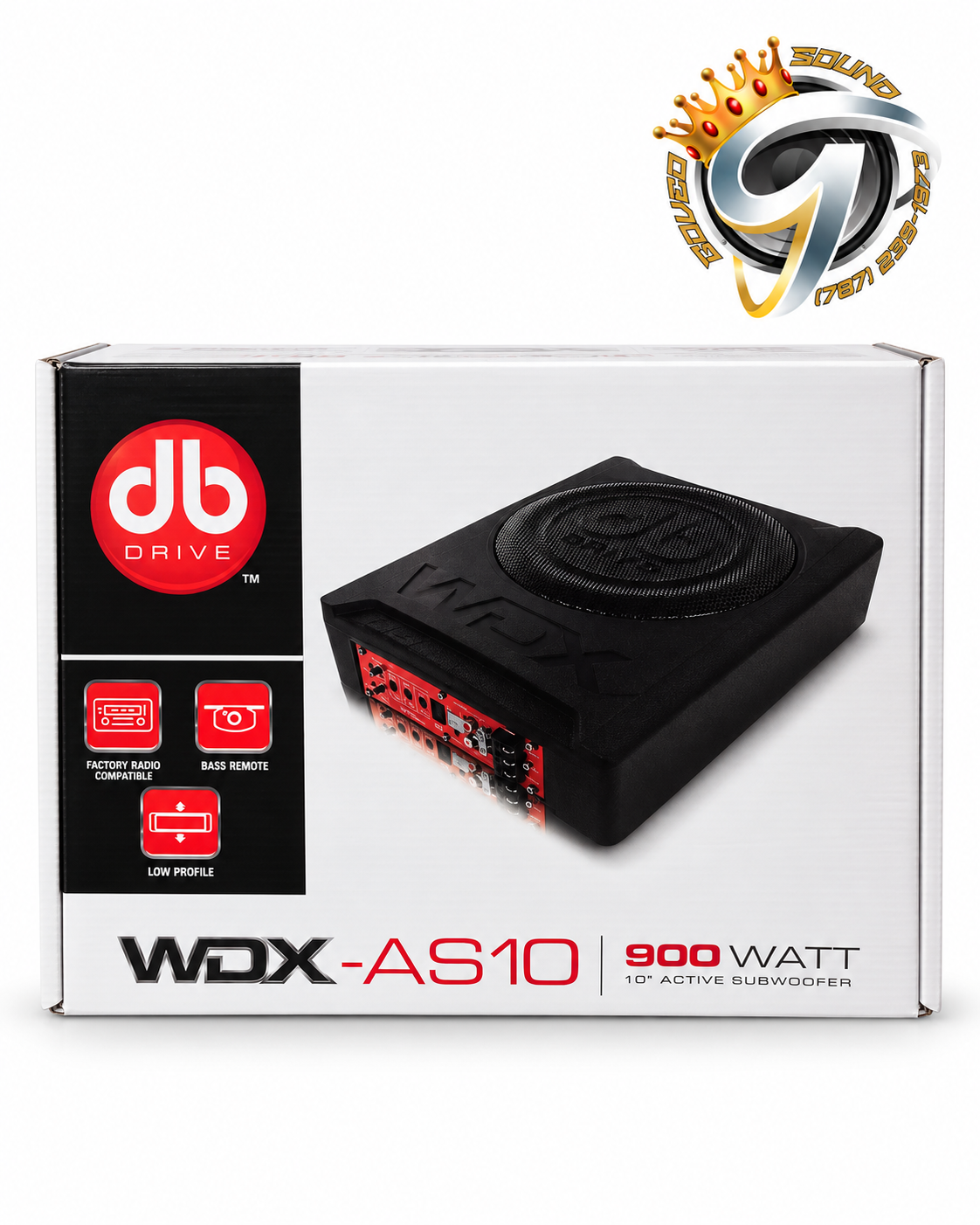 Bajo Amplificado 10" DB Drive WDX-AS10
