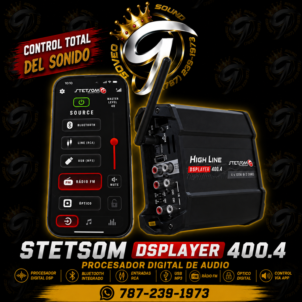 Stetsom HL 400.4 DSPLAYER
