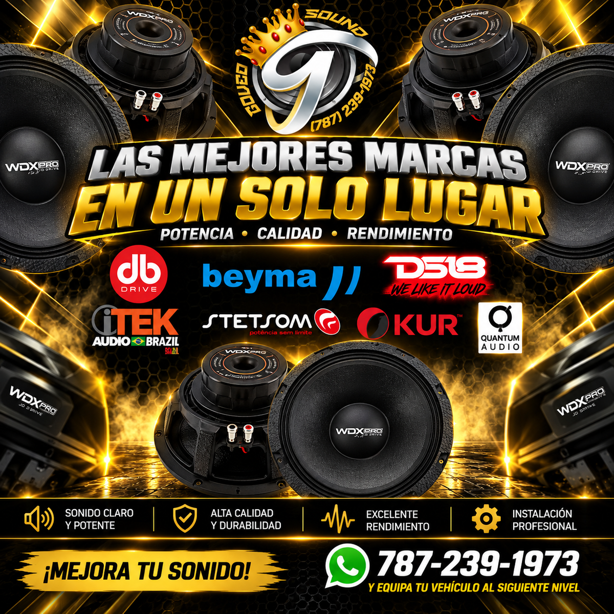 Bocinas 8¨