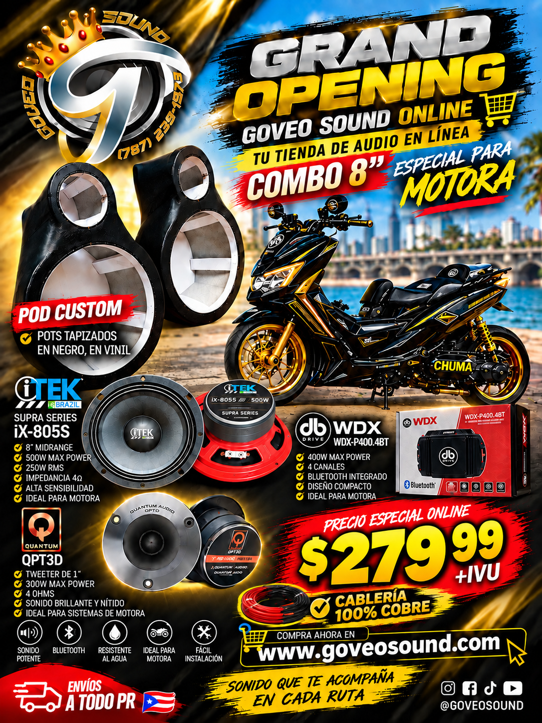 Combo Chuma 8"