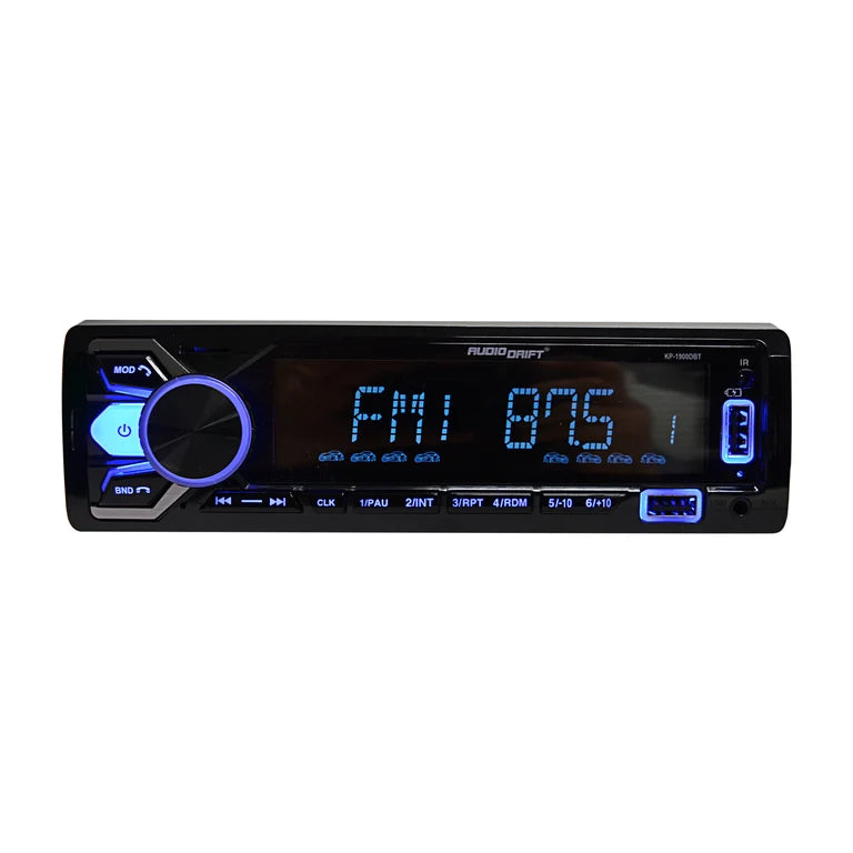 Audio Drift Radio KP-1900DBT Single Din