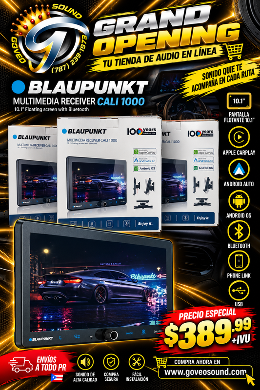 The Blaupunkt CALI1000 Pantalla 10.1¨